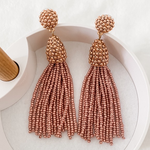 NWT Baublebar Piñata Tassel Drops, Rose Gold - Picture 14 of 14